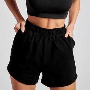 Meshki Tahlia Loopback Shorts Black